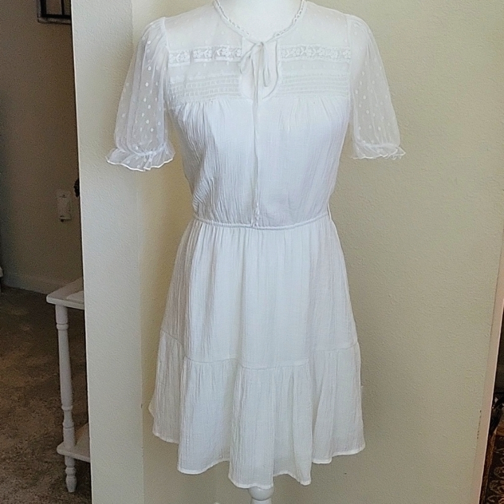 SWEET WANDERER CREAM DRESS.....SMALL